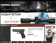Tablet Screenshot of hibberdarmory.com
